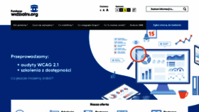 What Widzialni.org website looked like in 2020 (4 years ago)