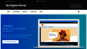 What Wedigitalworld.com website looked like in 2020 (4 years ago)
