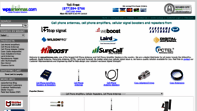 What Wpsantennas.com website looked like in 2020 (4 years ago)