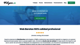 What Webyseo.es website looked like in 2020 (4 years ago)