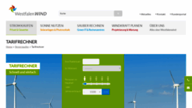 What Westfalenwind-strom.de website looked like in 2020 (4 years ago)