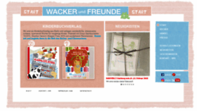 What Wackerundfreunde.de website looked like in 2020 (4 years ago)