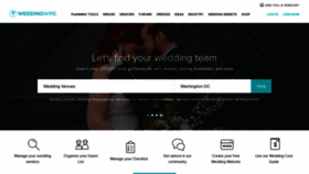 What Weddingwire.com website looked like in 2020 (4 years ago)