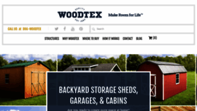 What Woodtex.com website looked like in 2020 (4 years ago)