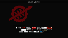 What Weaponevolution.com website looked like in 2020 (4 years ago)
