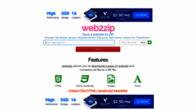 What Web2zip.com website looked like in 2020 (4 years ago)
