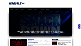 What Wrestlenews.net website looked like in 2020 (4 years ago)