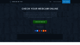 What Webcammictest.com website looked like in 2020 (4 years ago)