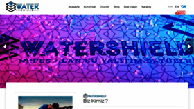 What Watershield.com.tr website looked like in 2020 (4 years ago)