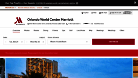 What Worldcentermarriott.com website looked like in 2020 (4 years ago)