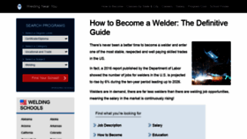 What Weldingnearyou.com website looked like in 2020 (4 years ago)