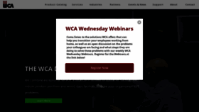 What Wca.com website looked like in 2020 (4 years ago)