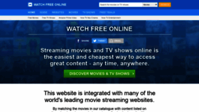 What Watchfreeonline.co.uk website looked like in 2020 (4 years ago)