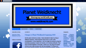 What Weidknecht.com website looked like in 2020 (4 years ago)