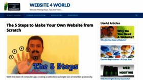 What Website4world.com website looked like in 2020 (4 years ago)