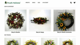 What Wreathsunlimited.com website looked like in 2020 (4 years ago)