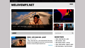 What Welovemp3.net website looked like in 2020 (4 years ago)