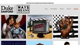 What Waysandmeansshow.org website looked like in 2020 (4 years ago)