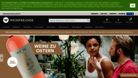 What Weinfreunde.com website looked like in 2020 (4 years ago)