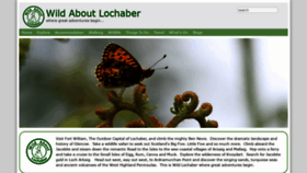 What Wildlochaber.com website looked like in 2020 (4 years ago)