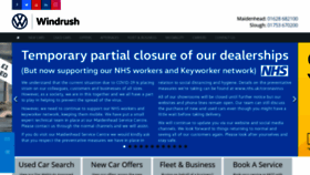 What Windrush.co.uk website looked like in 2020 (4 years ago)