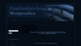 What Westpreussen.de website looked like in 2020 (4 years ago)