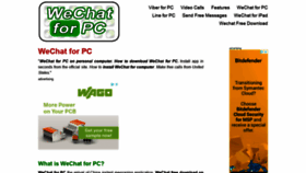 What Wechatforpc.com website looked like in 2020 (4 years ago)