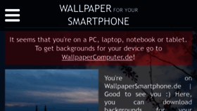 What Wallpapersmartphone.de website looked like in 2020 (4 years ago)