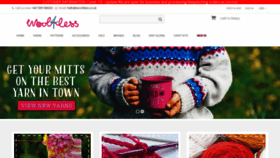 What Wool4less.co.uk website looked like in 2020 (4 years ago)