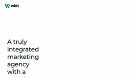 What Wish-agency.co.uk website looked like in 2020 (5 years ago)