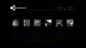 What Wertheim.at website looked like in 2020 (4 years ago)