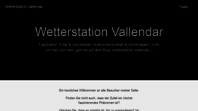 What Wetterstation-vallendar.de website looked like in 2020 (4 years ago)
