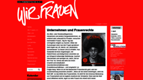 What Wirfrauen.de website looked like in 2020 (4 years ago)