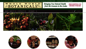 What Wholeworldbotanicals.com website looked like in 2020 (4 years ago)