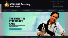 What Whitemudvet.com website looked like in 2020 (5 years ago)