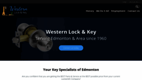 What Westernlockandkey.ca website looked like in 2020 (4 years ago)