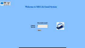 What Webmail.sbilife.co.in website looked like in 2020 (4 years ago)