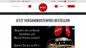 What Woll.de website looked like in 2020 (4 years ago)