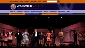 What Warwickvalleyschools.com website looked like in 2020 (4 years ago)