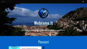 What Webiamo.it website looked like in 2020 (4 years ago)
