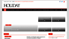 What Weeklyholiday.net website looked like in 2020 (4 years ago)