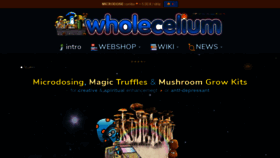 What Wholecelium.com website looked like in 2020 (4 years ago)