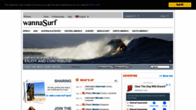What Wannasurf.com website looked like in 2020 (4 years ago)