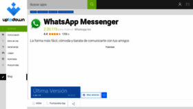 What Whatsapp-messenger.uptodown.com website looked like in 2020 (4 years ago)