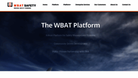 What Wbat.org website looked like in 2020 (4 years ago)