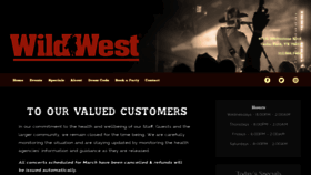 What Wildwestcedarpark.com website looked like in 2020 (4 years ago)