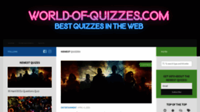 What World-of-quiz.com website looked like in 2020 (4 years ago)