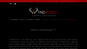What Wyndscent.com website looked like in 2020 (4 years ago)