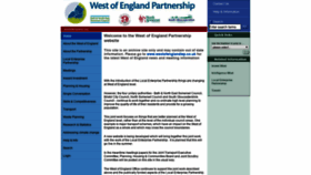 What Westofengland.org website looked like in 2020 (4 years ago)