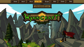 What Wynncraft.net website looked like in 2020 (4 years ago)